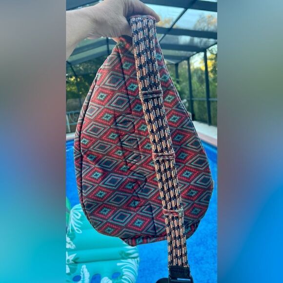KAVU Limited Edition Tribal Print Rope Bag - Picture 3 of 9
